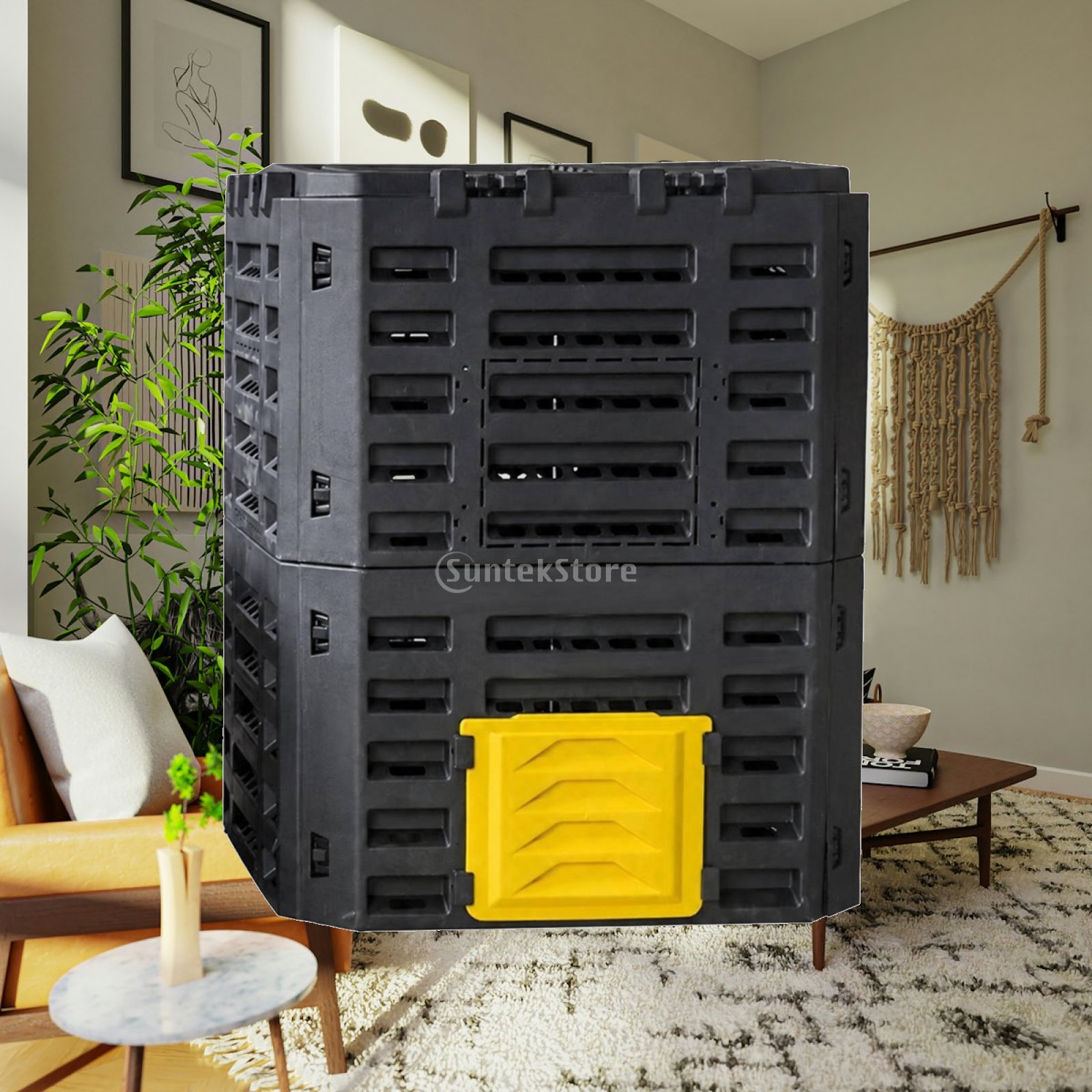 Compost Bin - Kompostbehälter für den Außenbereich, Garten-Kompostierbehälter mit