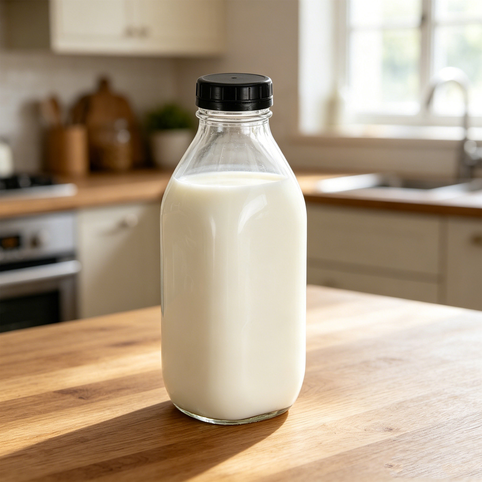 Reusable Bottle - 2 Stück Glas-Milchflaschen, wiederverwendbare, auslaufsichere Saftbehälter,