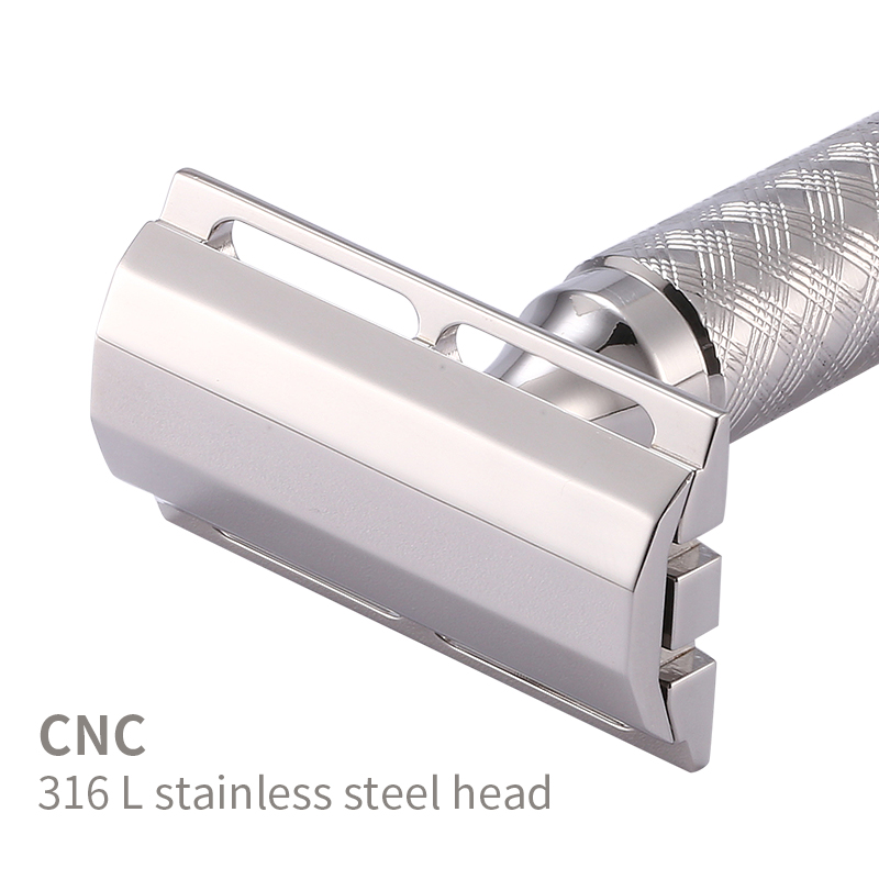 CNC 316L Edelstahl Doppelschne – Safety Razor Handle Bewertung und Preis