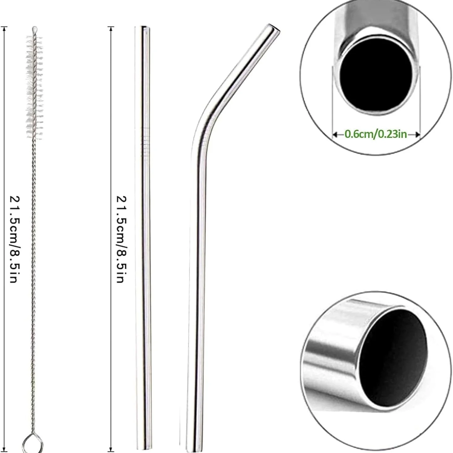 100Pcs Edelstahl Stroh Haltbar – Reusable Straw Bewertung und Preis