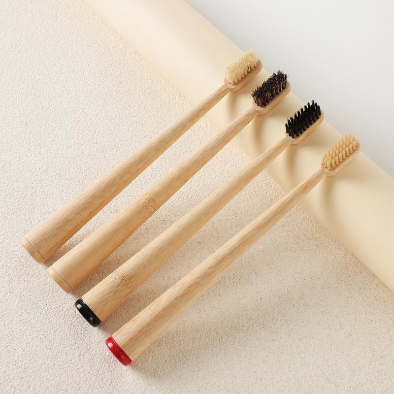 1 Stück/4 Stück Pferdeborsten- – Bamboo Toothbrush Bewertung und Preis