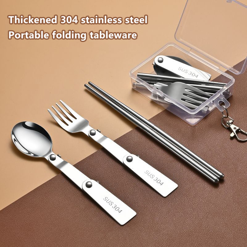 1PC/3PCS Tragbares Outdoor-Bes – Bamboo Cutlery Bewertung und Preis