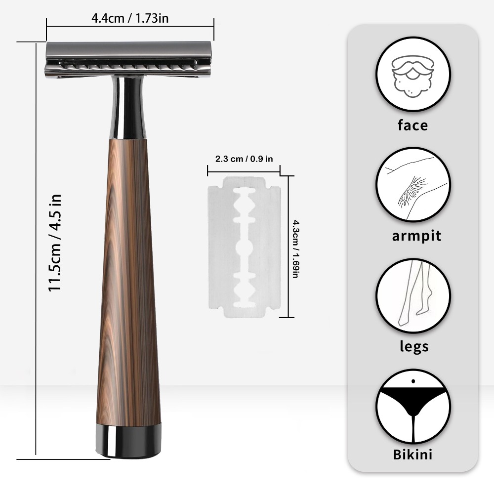 Hochwertiger Doppelklingen-Ras – Safety Razor Handle Bewertung und Preis
